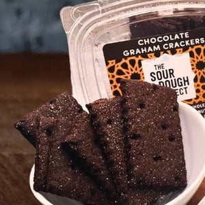 Chocolate Graham Sourdough Crackers
